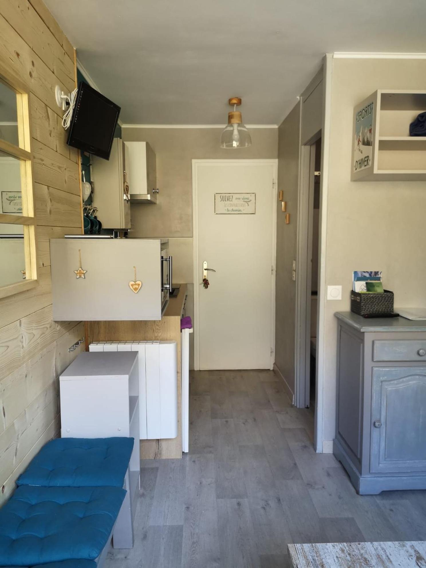 Studio Chaleureux A Lanslevillard Val Cenis 2 Pers Buitenkant foto